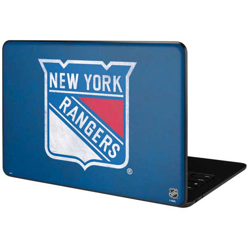 NHL New York Rangers Distressed Google Pixelbook Go Skin